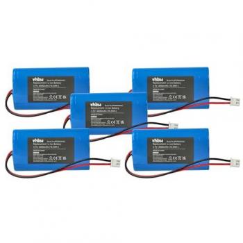 Batterie rechargeable 5x pour lampe de table Zafferano BAT04703706701900 (4400mAh, 3,7V)