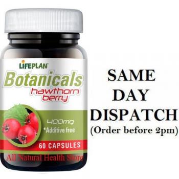 Lifeplan Hawthorn Berry Herbal Capsules 400mg
