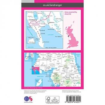 Ordnance Survey Map of Stranraer & Glenluce