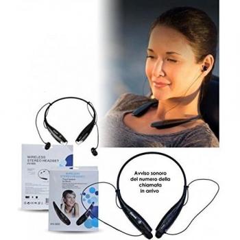 Cuffie Wireless Risposta Duale (B/N)