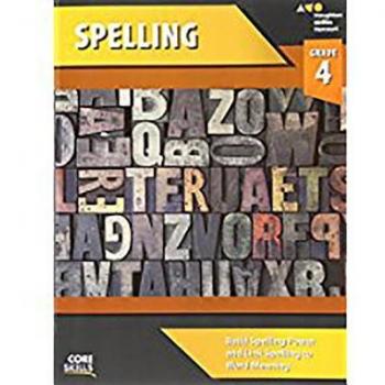 Core Skills Spelling Workbook Grade 4