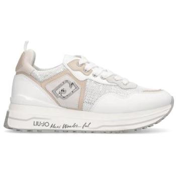 Liu Jo Damen Maxisneakers “Maxi Wonder 01” – weiß, Leder, 3‑5 cm, EU 41