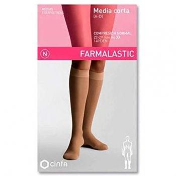 Farmalastic media corta (A-D) compression normale T-médiane beige 1ud