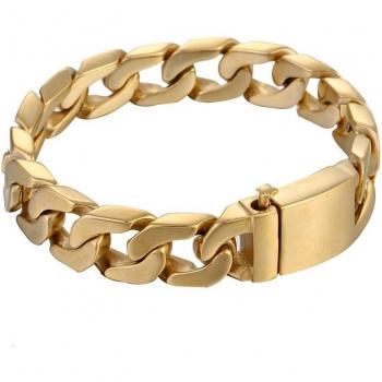 Trendsmax Men's 316L Stainless Steel Hip Hop Bracelet
