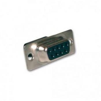 Terminal Hembra D‑Sub de 9 Pines para Crimpar – DFCR09