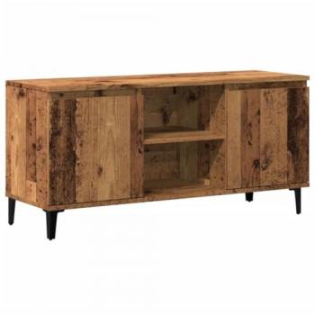 Meuble TV en bois recyclé 102x35x50 cm en bois d'ingénierie
