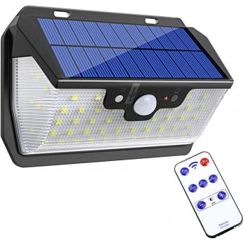 Lampada Giardino Bovon 55 LED: Movimento, Ricarica USB, 3 Luci Regolabili