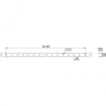 Schneider Electric Quertraverse Sf/Sm leicht 400x400mm NSYSLCR4