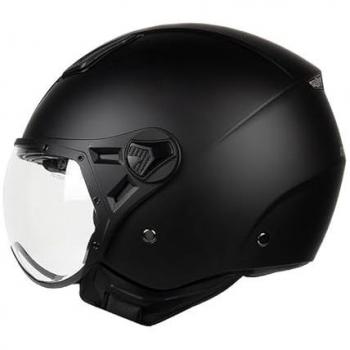 Casque Helios Motoblouz Jet noir mat
