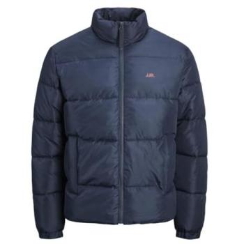 Rebel Navy Giacca Trapuntata con Logo M