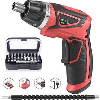 Lithium Battery Electric Screwdriver 6N.m