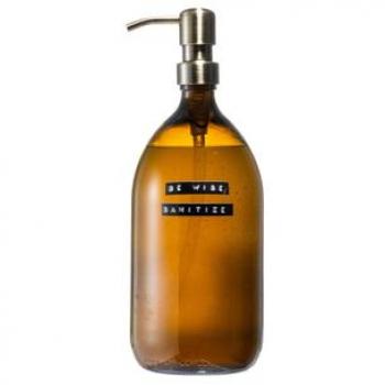 Verre Brun Sanitisateur à Pompe 1 L