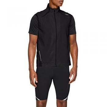 CMP Herren Weste, leicht und windabweisend, Schwarz, 52