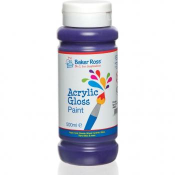 Luminous Purple Acrylic Paint 500ml
