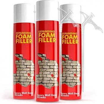 Waterproof Caulk Spray for Floors, Ceilings, and Roofs by Haltons (3pk)