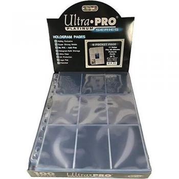 ULTRA PRO : 100 FEUILLES CLASSEUR 9 CARTES LUXE