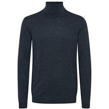 Langarm Strickpullover PRIngbert, Herren, blau melange
