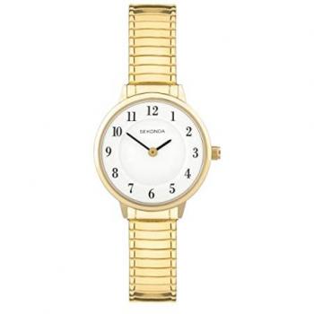 Sekonda Gold Brass Case Easy Reader Watch 30132