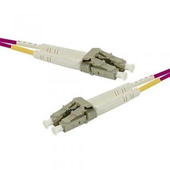 Dexlan 5,1 m OM3 50/125 LC/LC Duplex-Faserpatch – Violettfarben