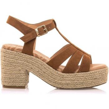 SANDALIA JOIN PLATAFORMA, MUSTANG 51820, plataforma de 3.5cm, tacón de 8cm forrada de yute