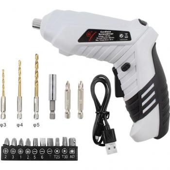 Wireless 3.6V Mini Electric Screwdriver with USB Charging