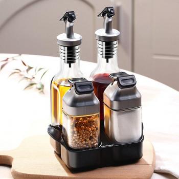 YOMDID 5-Piece Seasoning Storage Bottles