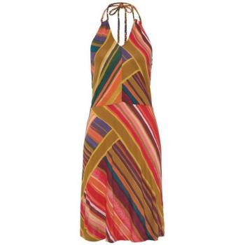 Lascana Jersey Neckholderkleid, Orange, Gr. 36