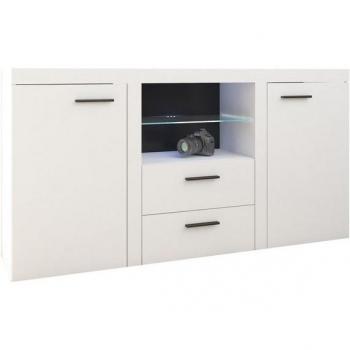 Multifunktionales Sideboard Alvor in Weiß