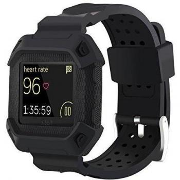 Pulsera de la Banda Greatfine Fit Black para Fitbit Blaze