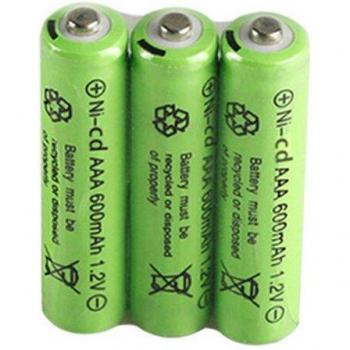 RC‑Akku Paket – 3 x AAA Ni‑MH 600 mAh