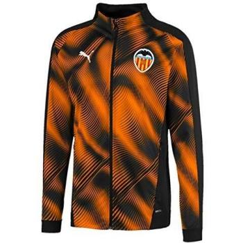 PUMA VCF Stadium Jacke für Männer, schwarz-orange, S