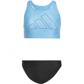 Adidas Bikini Big Bar Nero/Blu Scintillante 34
