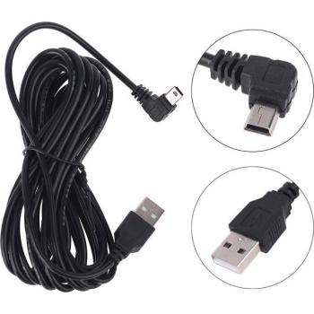 Cargador para cámara de salpicadero, Mini Micro USB, 3.5 m, 5V/2A, 1 unidad
