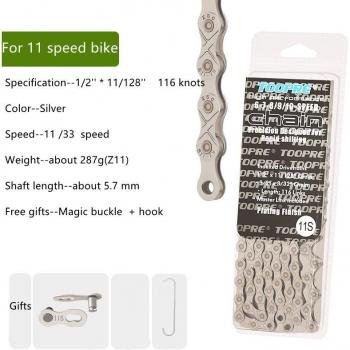 1-12 Speed Bicycle Chain 114/116 Links