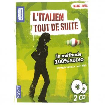 Coffret Mains libres L'italien Tout de suite 100% audio (2CD)