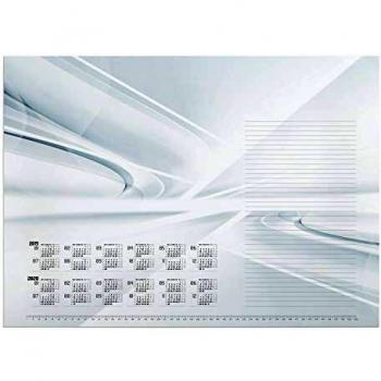 Durable Bright Curves Calendar Desk Mat Refill 570 x 410 mm