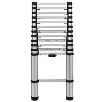 Youngman 301138 3.8 m/12.5 ft Aluminium Telescopic Ladder