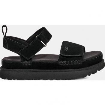 UGG GoldenStar Black Suede Sandals for Women, UK6 EU39 US8