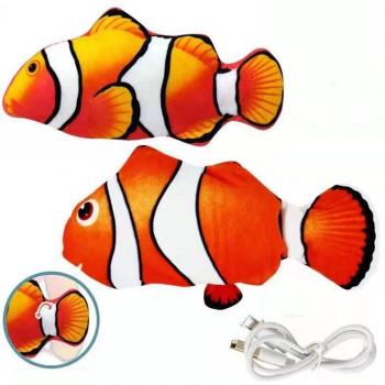 Pez de Juguete Cargable para Gatos
