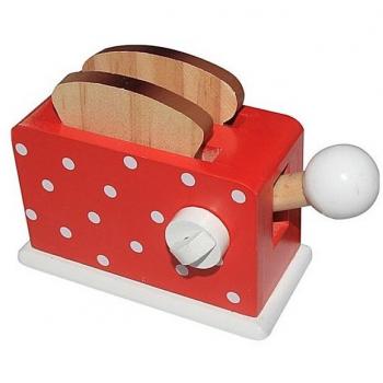 Simply for Kids Houten Broodrooster met Rood Toast