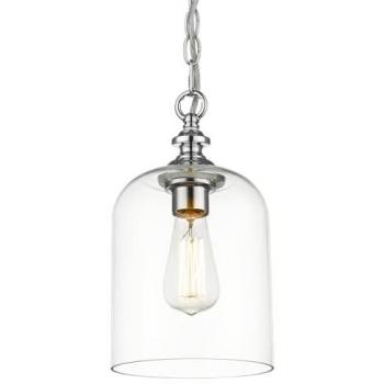 Cosmo Silver E27 Prague Dome Pendant Light