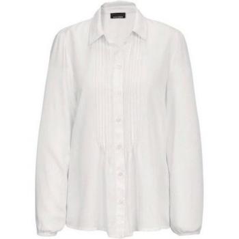 Goldner Fashion Bluse mit Biesen