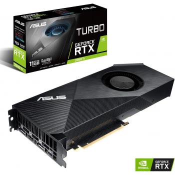 ASUS GeForce RTX 2080 Ti TURBO, Tarjeta gráfica(3x DisplayPort, HDMI, USB-C)
