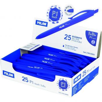 Pack de 25 stylos bleus Milan