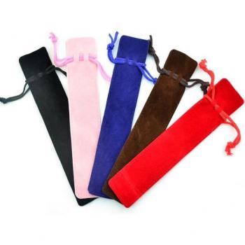 Velvet Pen Case with Rope