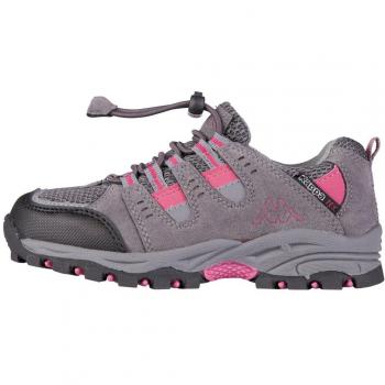 Kappa Mädchen Storm Tex Kids Low-Top, Grau, 29 EU