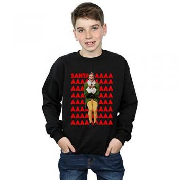 Elf Buddy Santa Scream Top