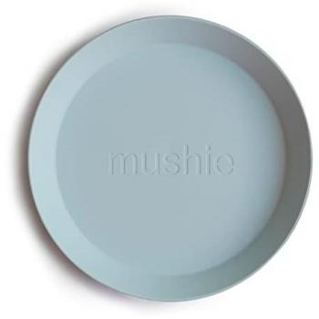 Mushie Powder Blue Dining Plate Duo