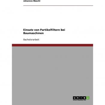 Einsatz von Partikelfiltern bei Baumaschinen