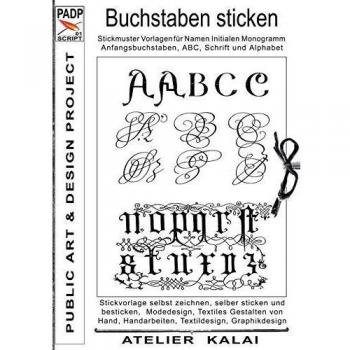PADP-Script 001: Buchstaben sticken